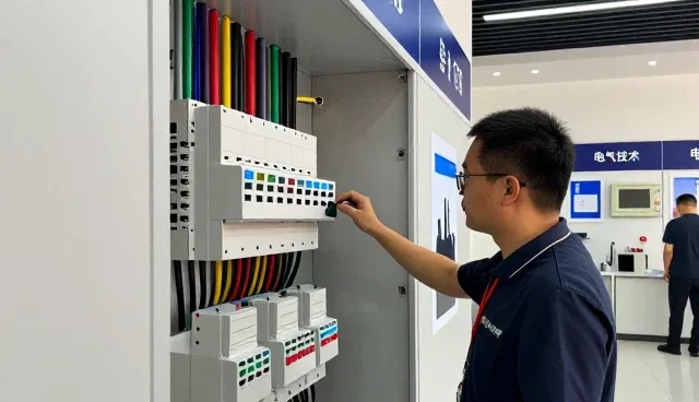云南德泰线缆有限公司展示智能控制柜应用成果